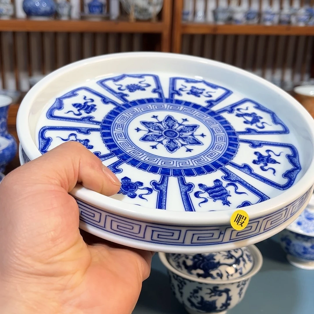 錡镇堂手工手绘绘壶承