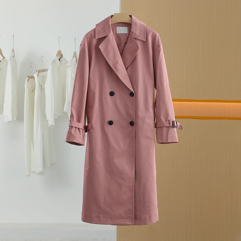 【唐长老自营】货号5477女装春秋新款简约时尚风衣M