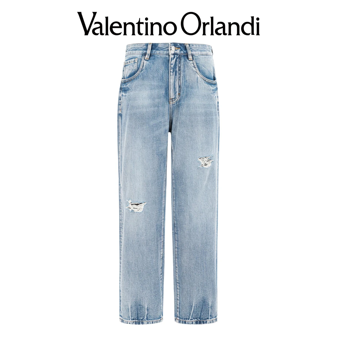 VALENTINO ORLANDI/华伦天奴.奥兰迪男士春夏时尚百搭直筒牛仔裤