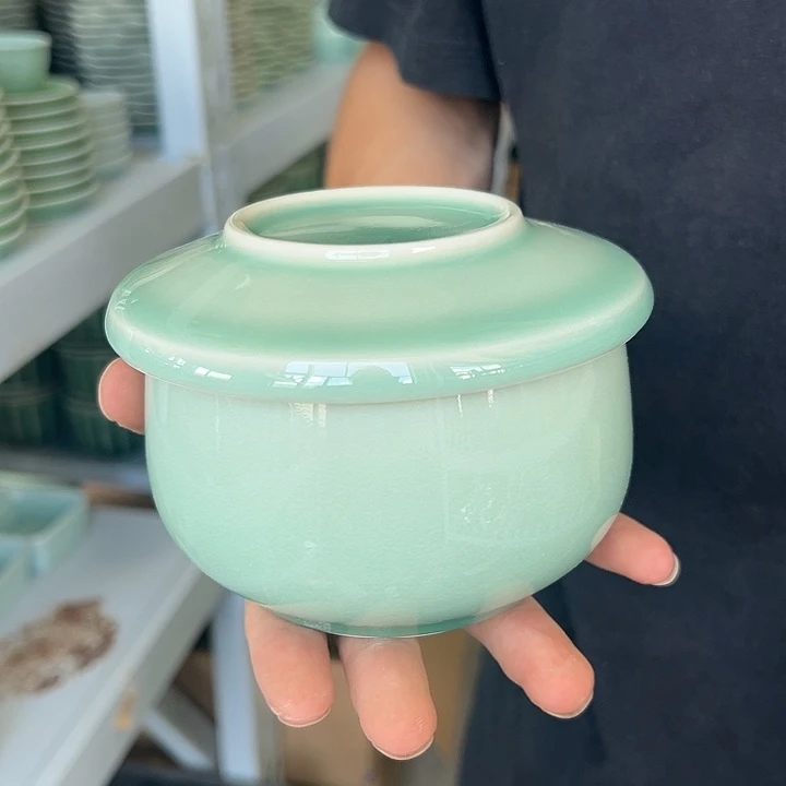 龙泉云间青瓷小米茶器