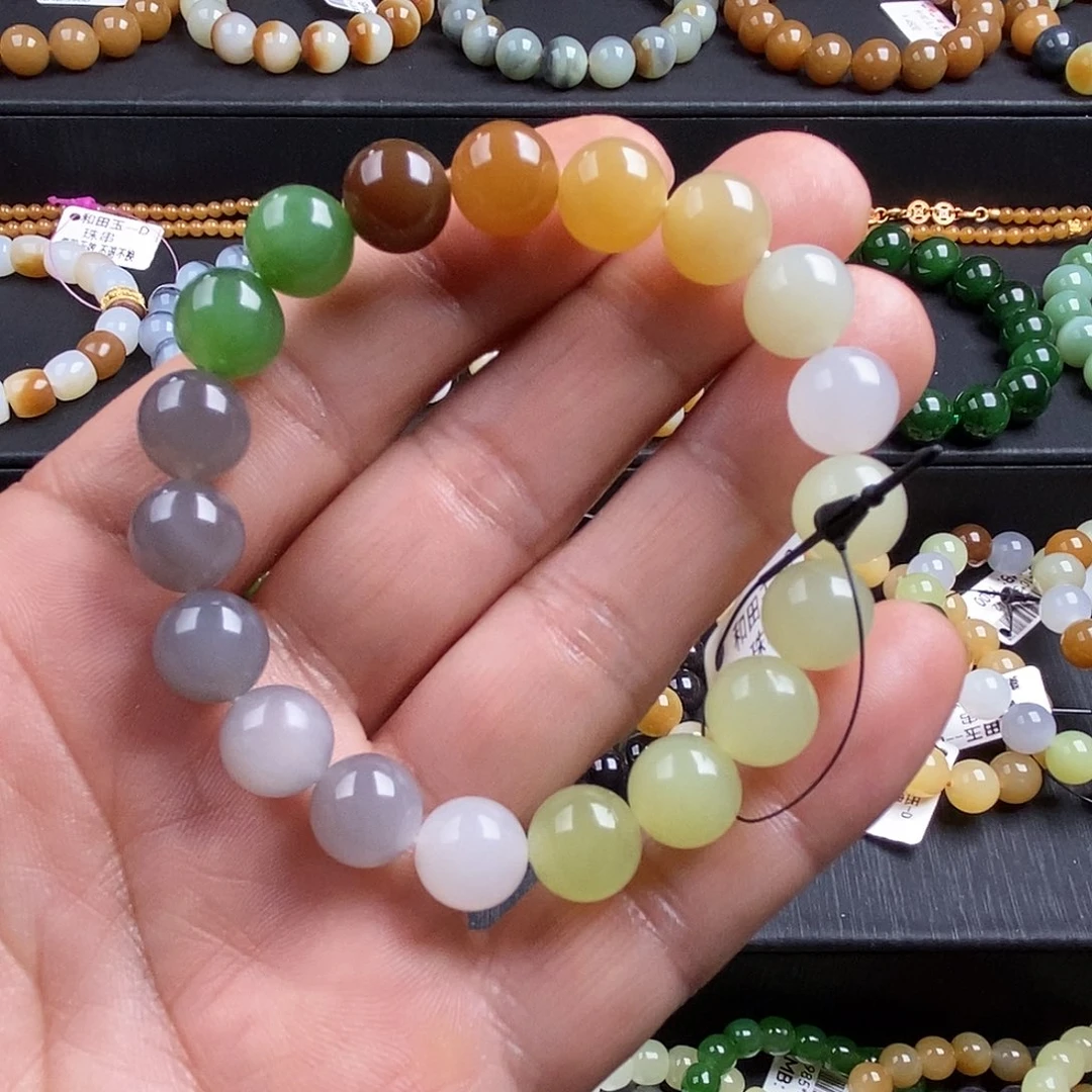 和田玉未镶嵌手链