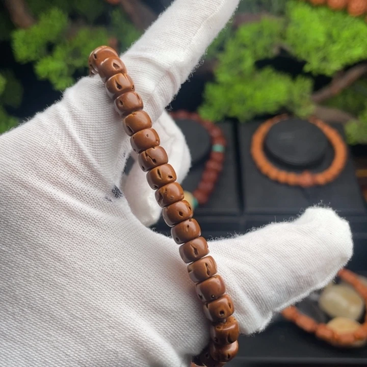 拾***光桃核吊坠精品单圈