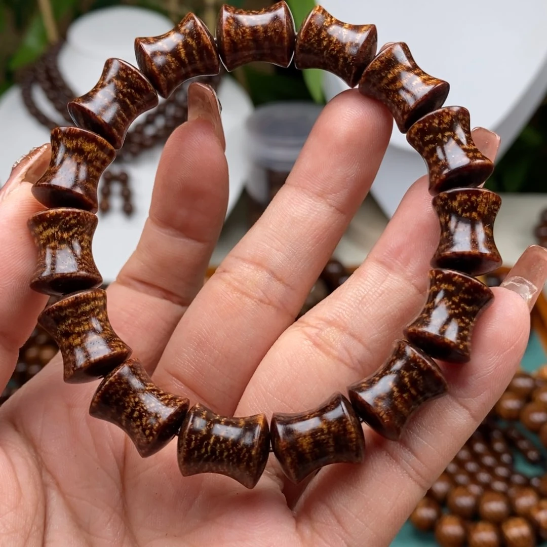 贡木手串/手链能***熊贡木1215竹节黑龙西瓜爆龙