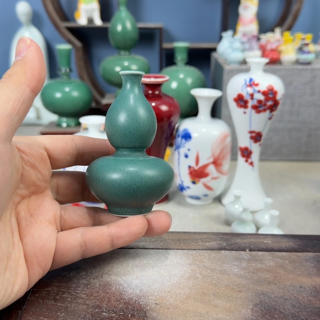 陶瓷手工小花器摆件