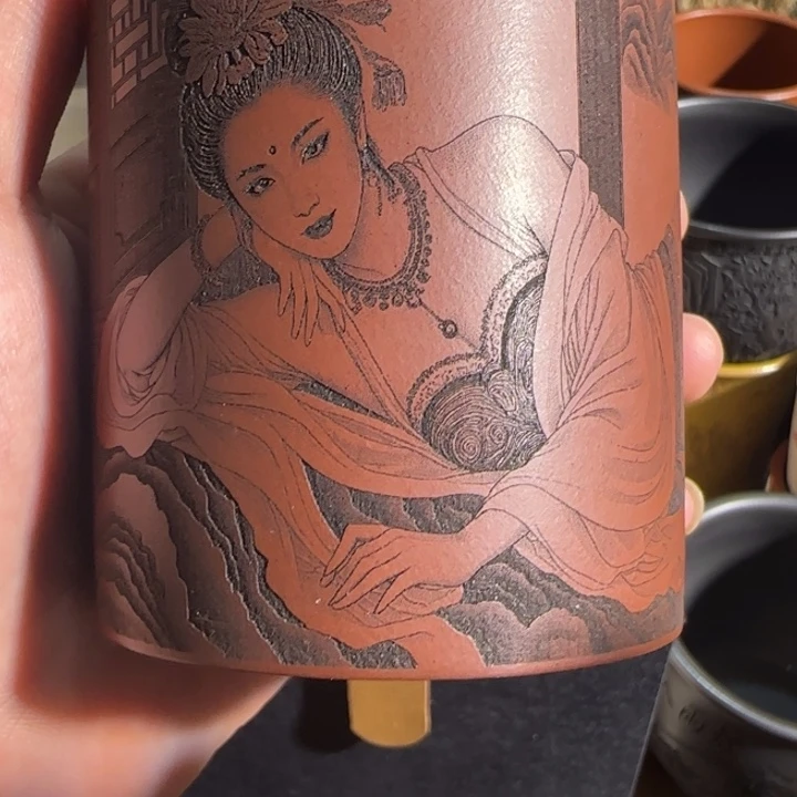 茶杯紫砂全手工紫砂主人杯