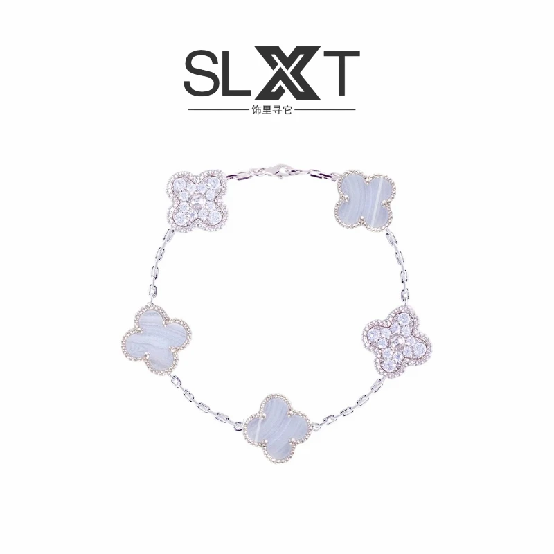 925银手链 高定版幸运四叶草手链全系列网红款经典高级感男女同款