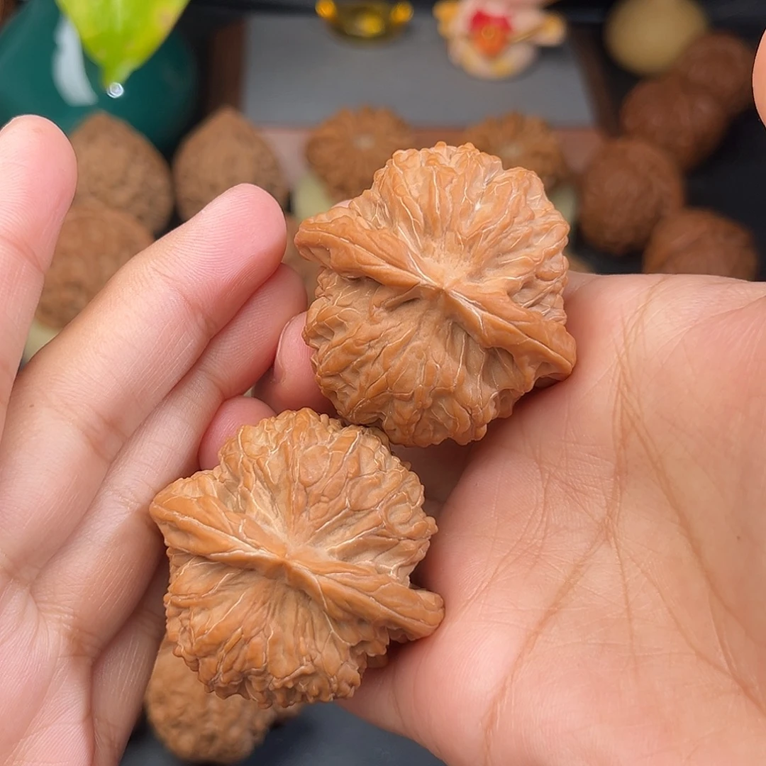 把件文玩核桃金麒麟全品43+