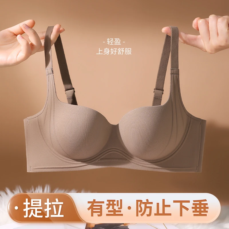 内衣女小胸聚拢显大收副乳防下垂性感外扩秋冬2024新款爆款文胸罩