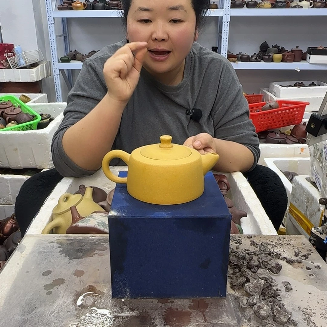 茶壶紫砂宜兴紫砂壶瑕疵处理
