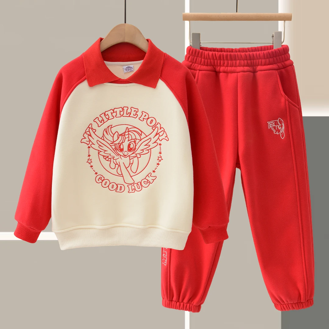 XM109重工刺绣卡通儿童套装