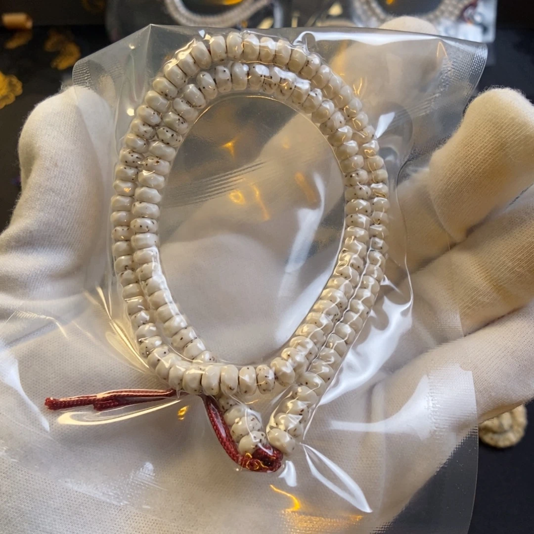 星月菩提手串瓷白冰工费燃烧机6✖️3