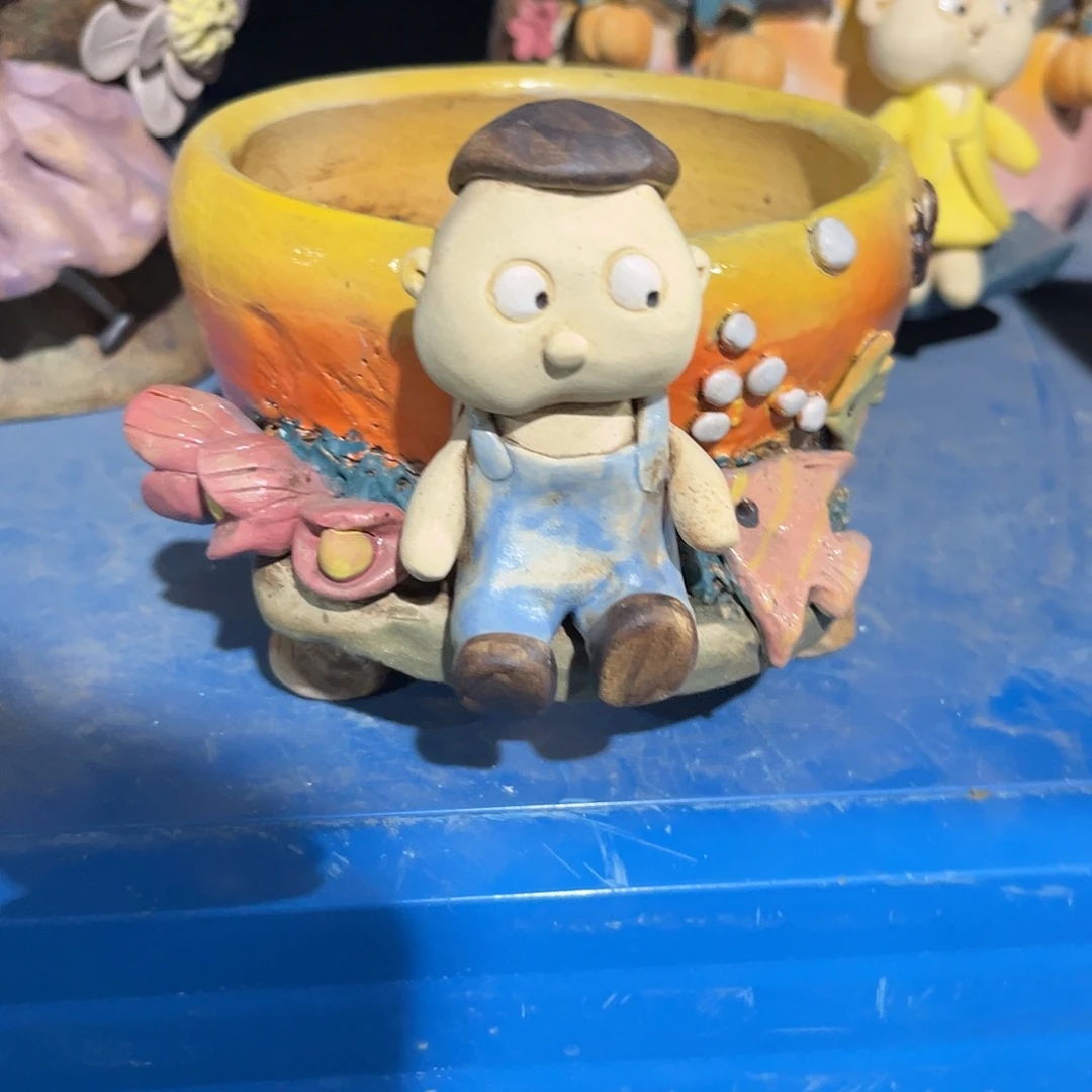 茉***娜14 号多肉植物陶然花器多肉花盆