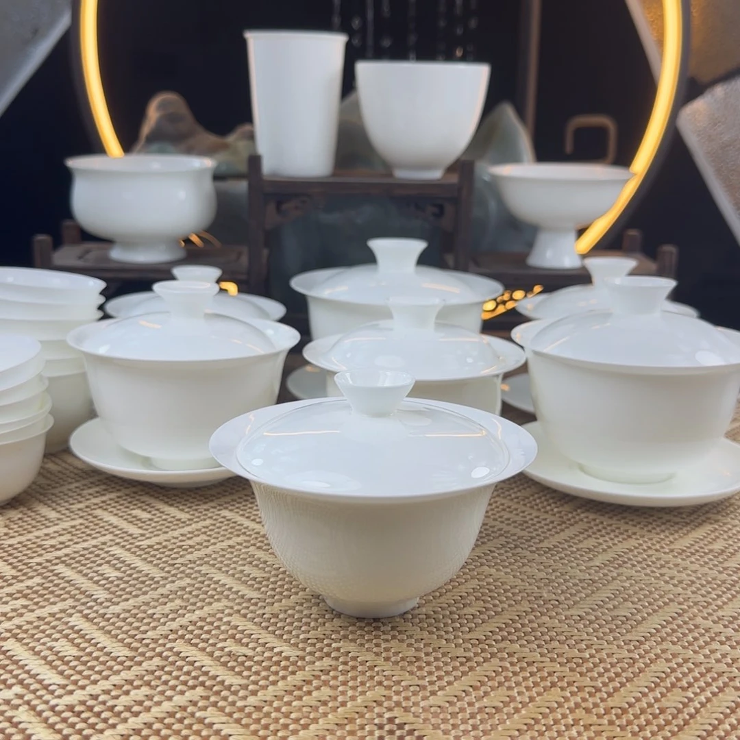 鱼**?盖下120ml小飞碟超薄胎盖碗（不用底座）