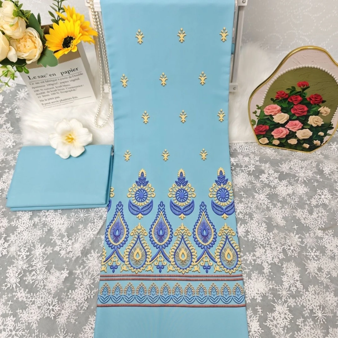 傣族印花面料精致柔软多种颜色可选非成品