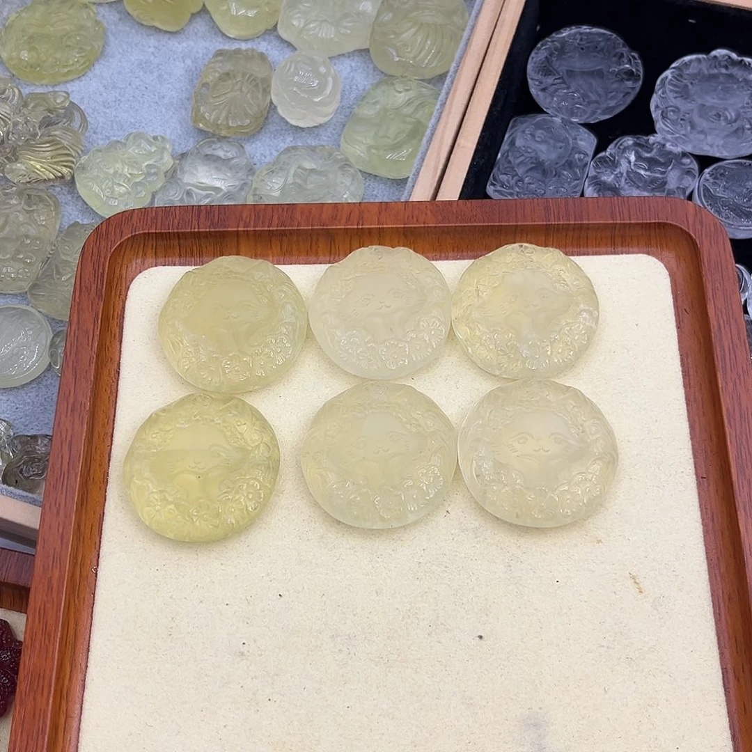 未镶嵌颈饰水晶裸牌不作款102