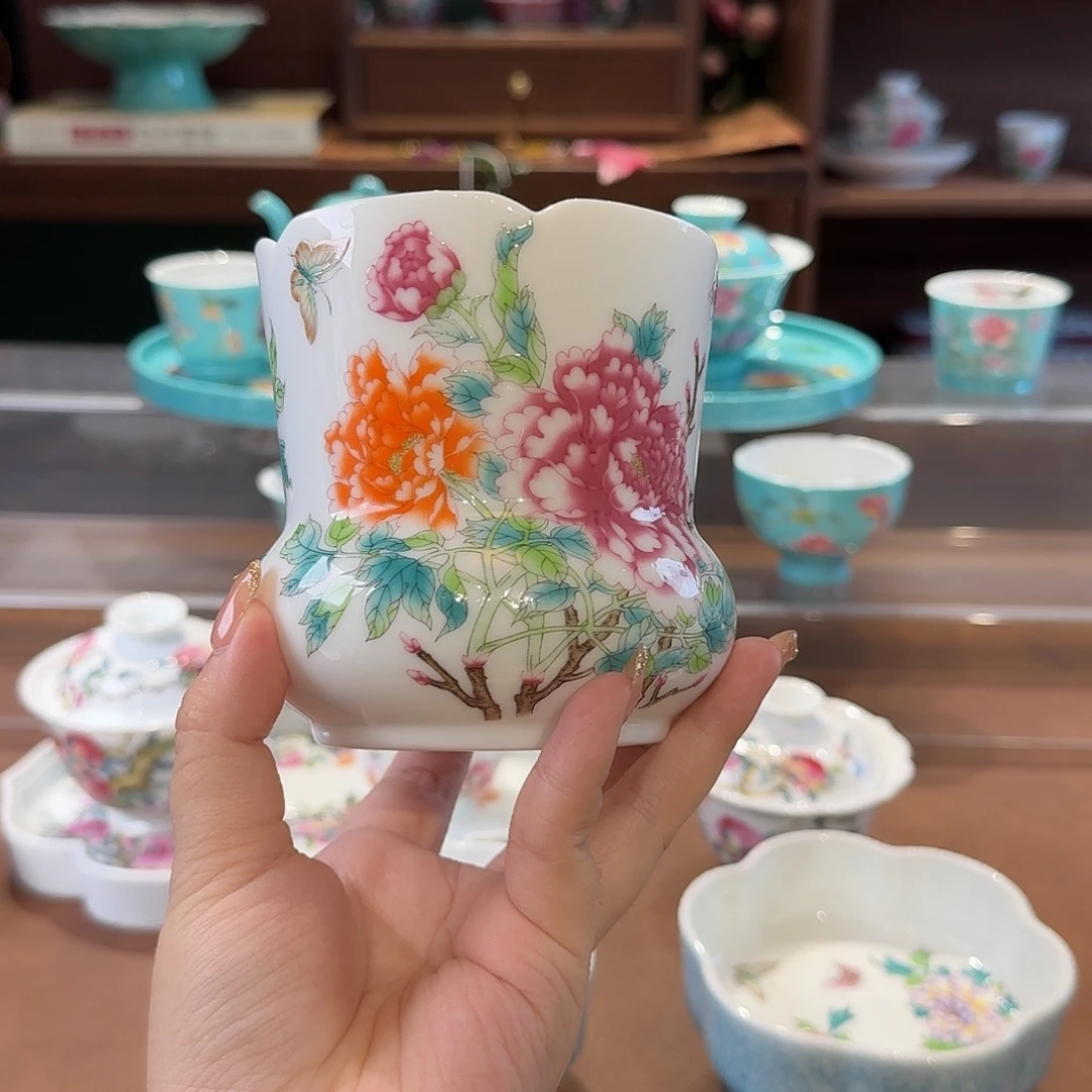 珐琅彩主人杯茶具系列