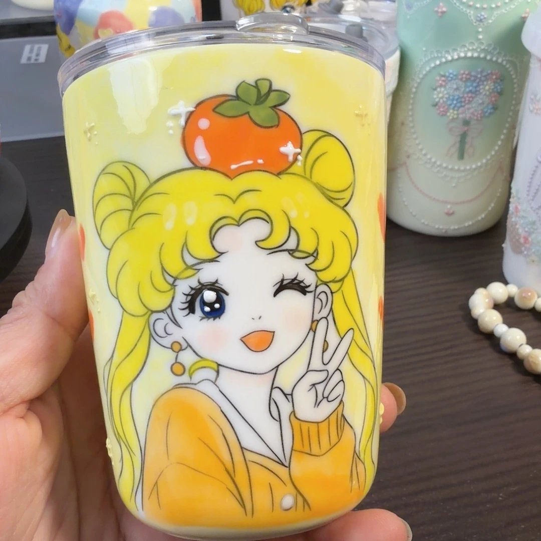 陶景德镇手绘随之行杯