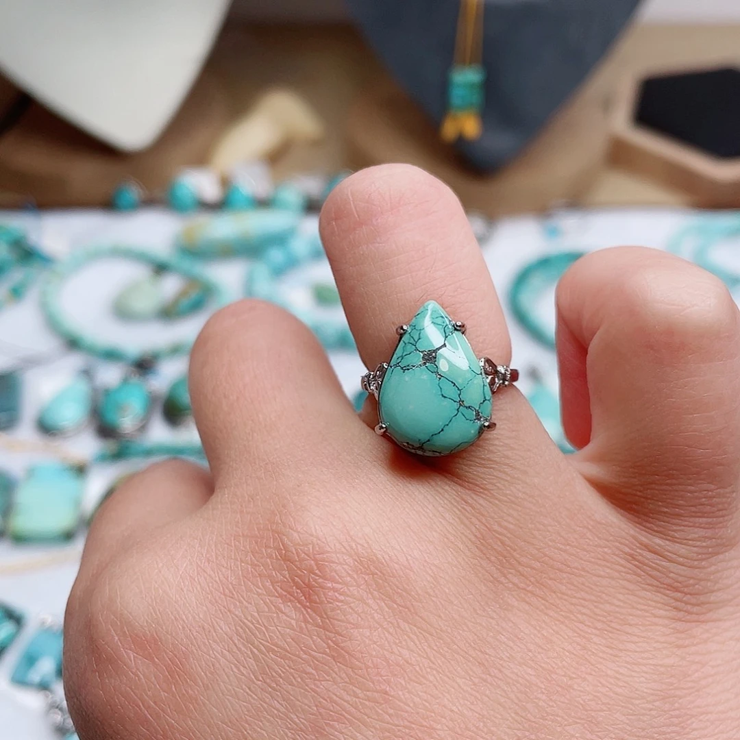 果***心未镶嵌绿松石绿松石