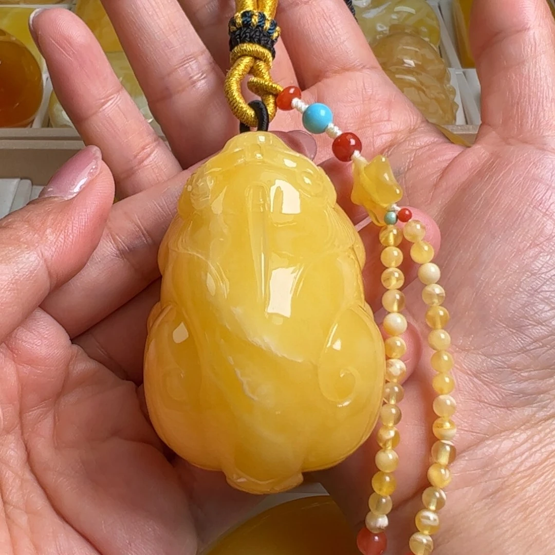 蜜蜡套链未镶嵌无优化
