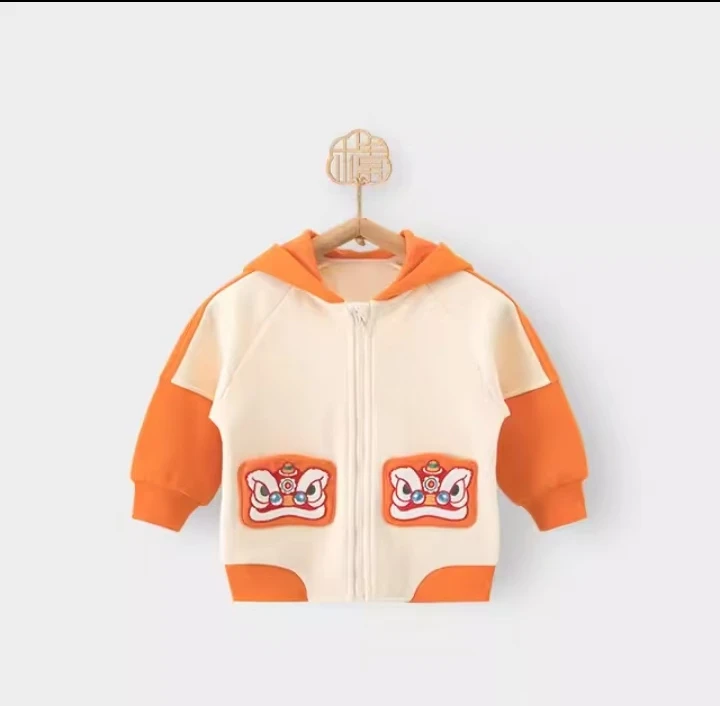 10号木生  醒狮舞动毛衣外套 638  28Q