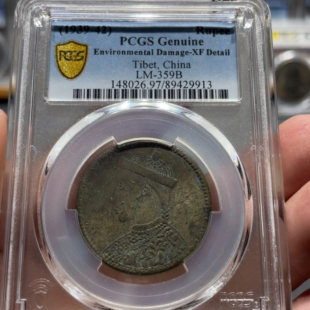 农***田银四川卢比三期9913    神临钱币