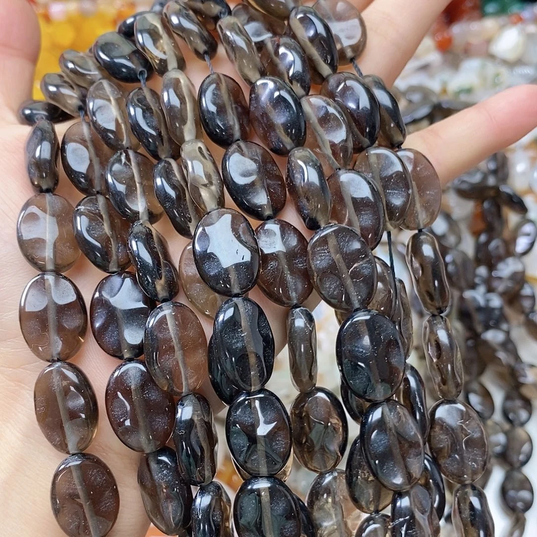 玛瑙/玉髓合金珠宝半成品茶晶一条