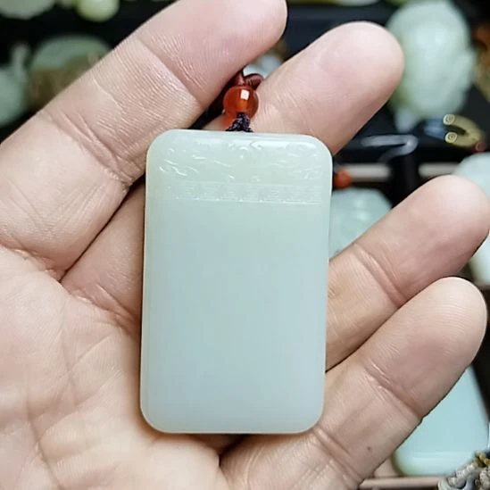 一***过和田玉未镶嵌吊坠(不含链)