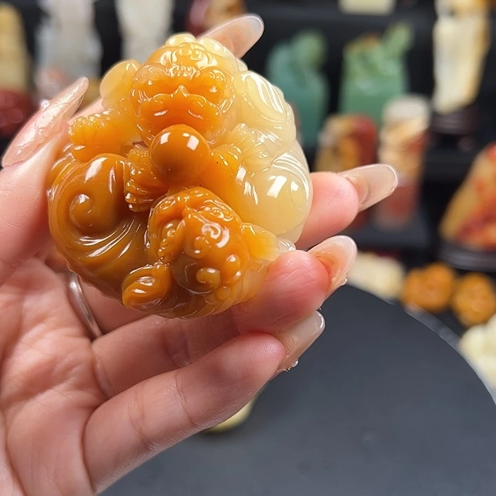 不***叶寿山石结晶汶洋石