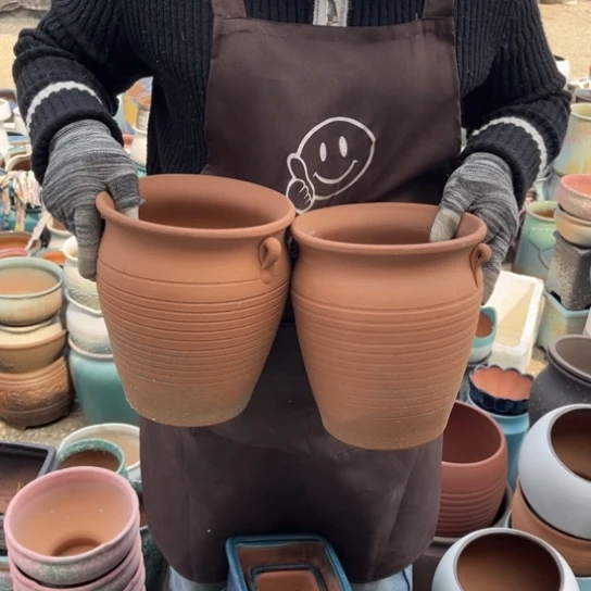 红陶口18高21瑕疵