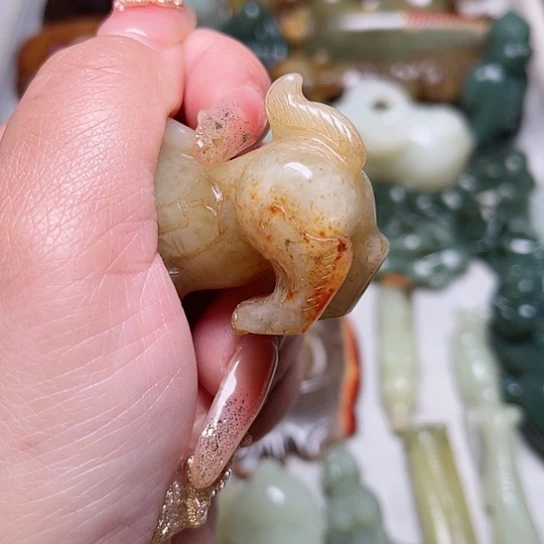 【闪购商品】和田玉吊坠(不含链)未镶嵌金*