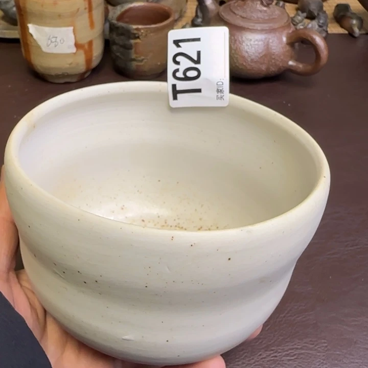 备前烧作品备前烧作品白备前茶碗
