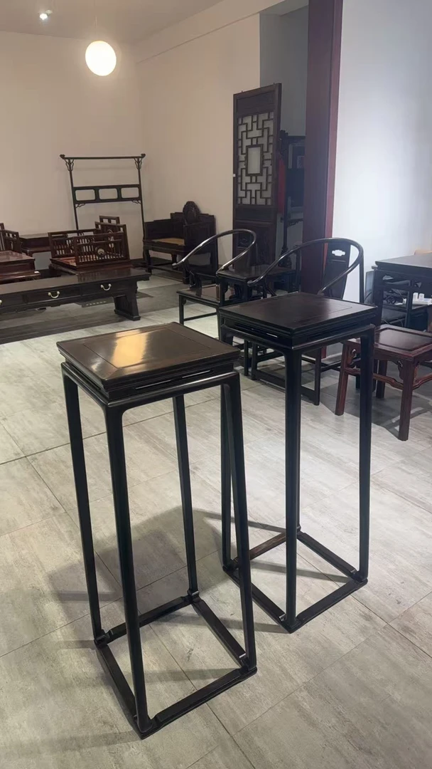 紫光檀东非黑黄檀花架