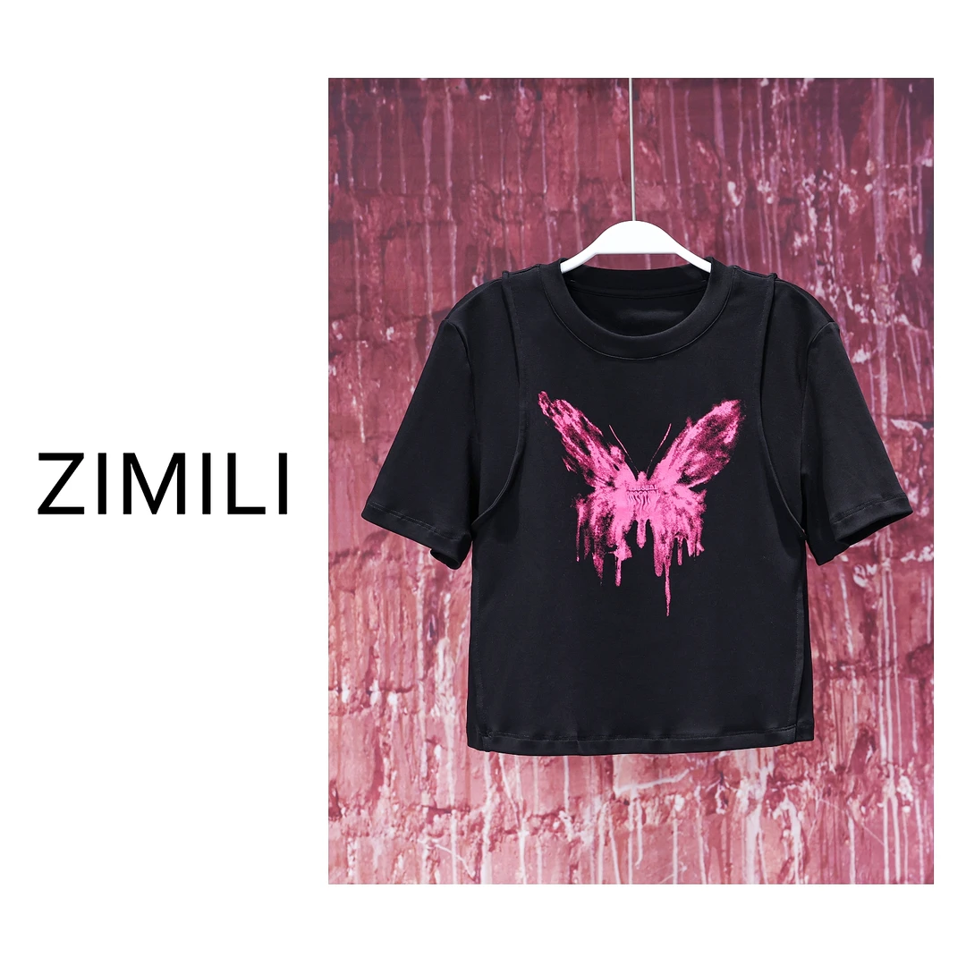 【亮哥欧货女装】2026新品《设计师系列》遮肉显瘦高克重欧版短袖3323