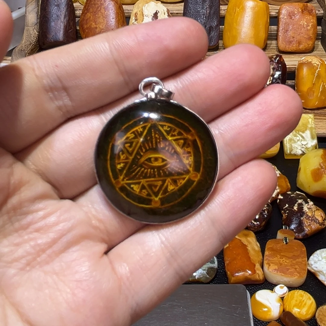 定制琥珀未镶嵌琥珀蜜蜡