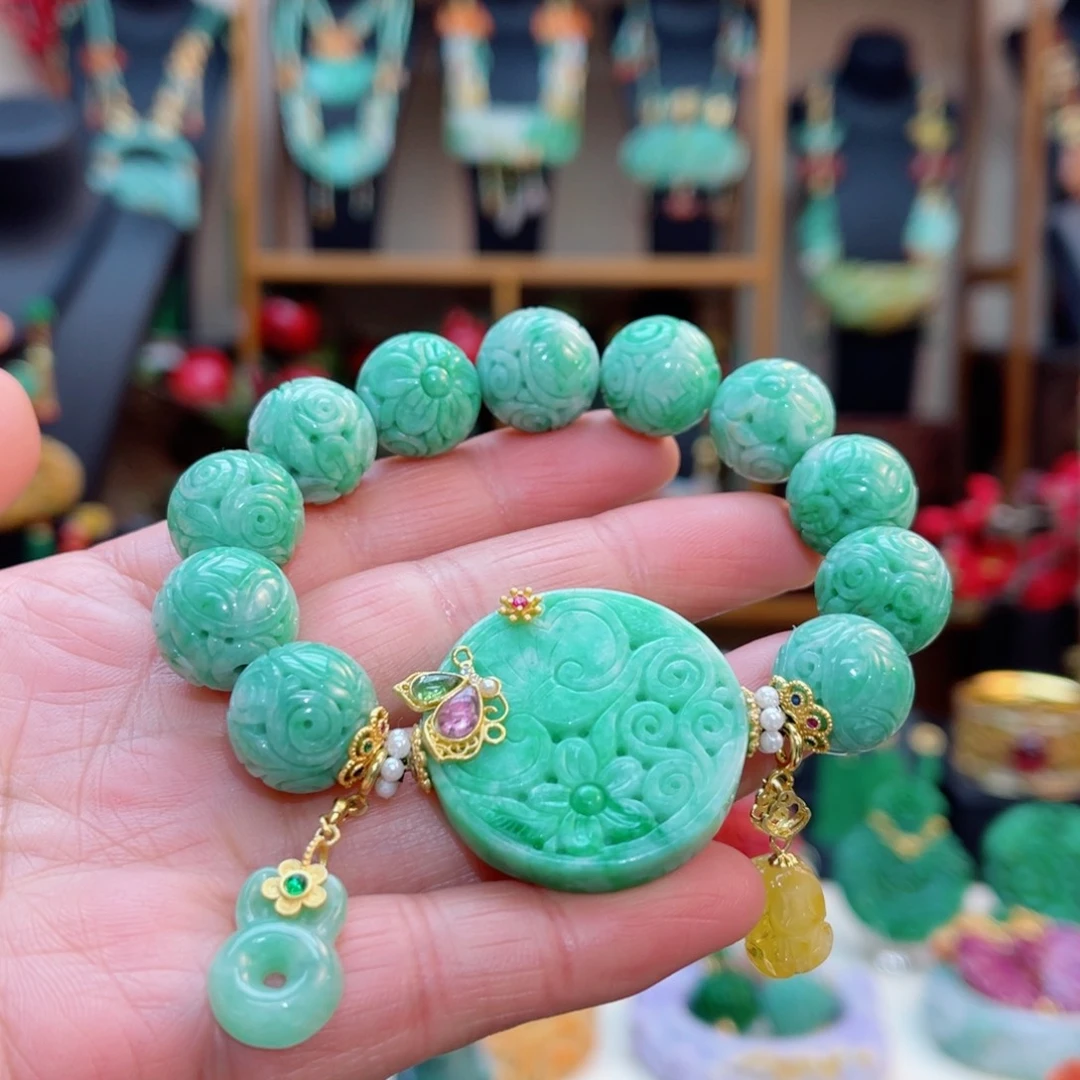 翡翠手串合金48小时鉴赏期