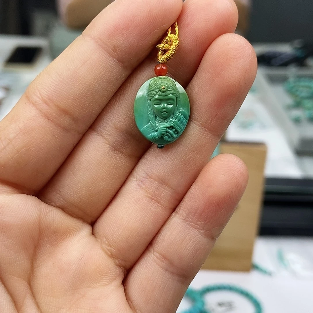 未镶嵌绿松石珠宝奇石