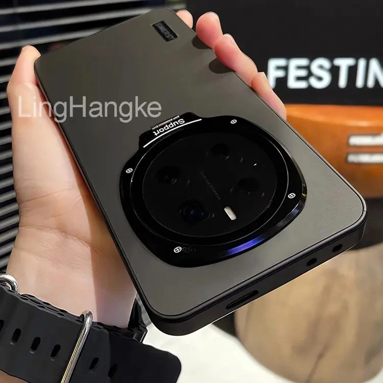 适用荣耀magic7pro手机壳6pro隐形支架magic6自带镜头膜磨砂纯色7