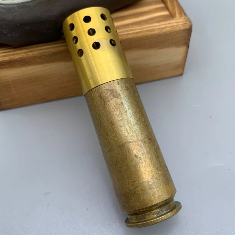 巴雷特12.7弹壳手工翻盖战壕老式煤油打火机