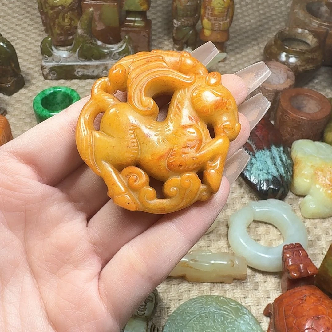 白玉菩提吊坠挂件