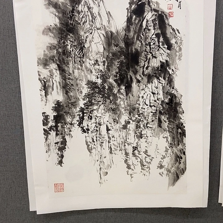 国画手寫手繪作品100