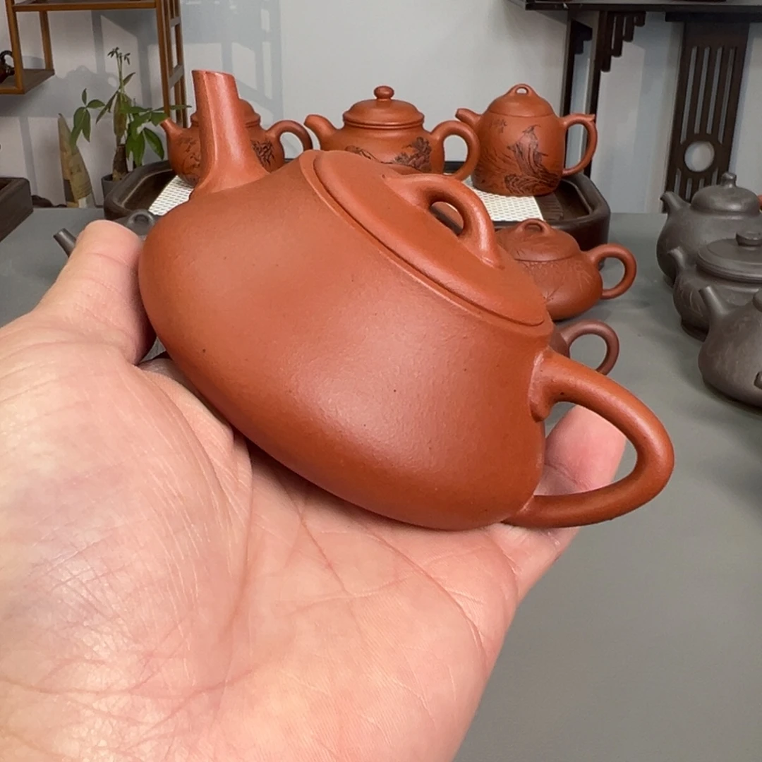 紫砂茶壶大红袍业瓢