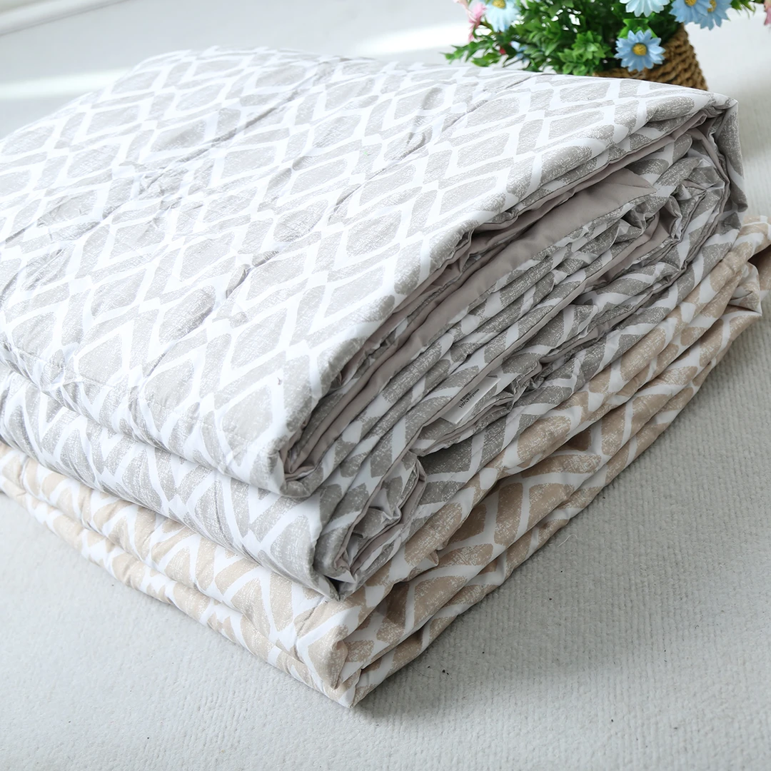 230*230cm双人床时尚家居柔软春秋被冬被保暖单人被被芯被子6D775