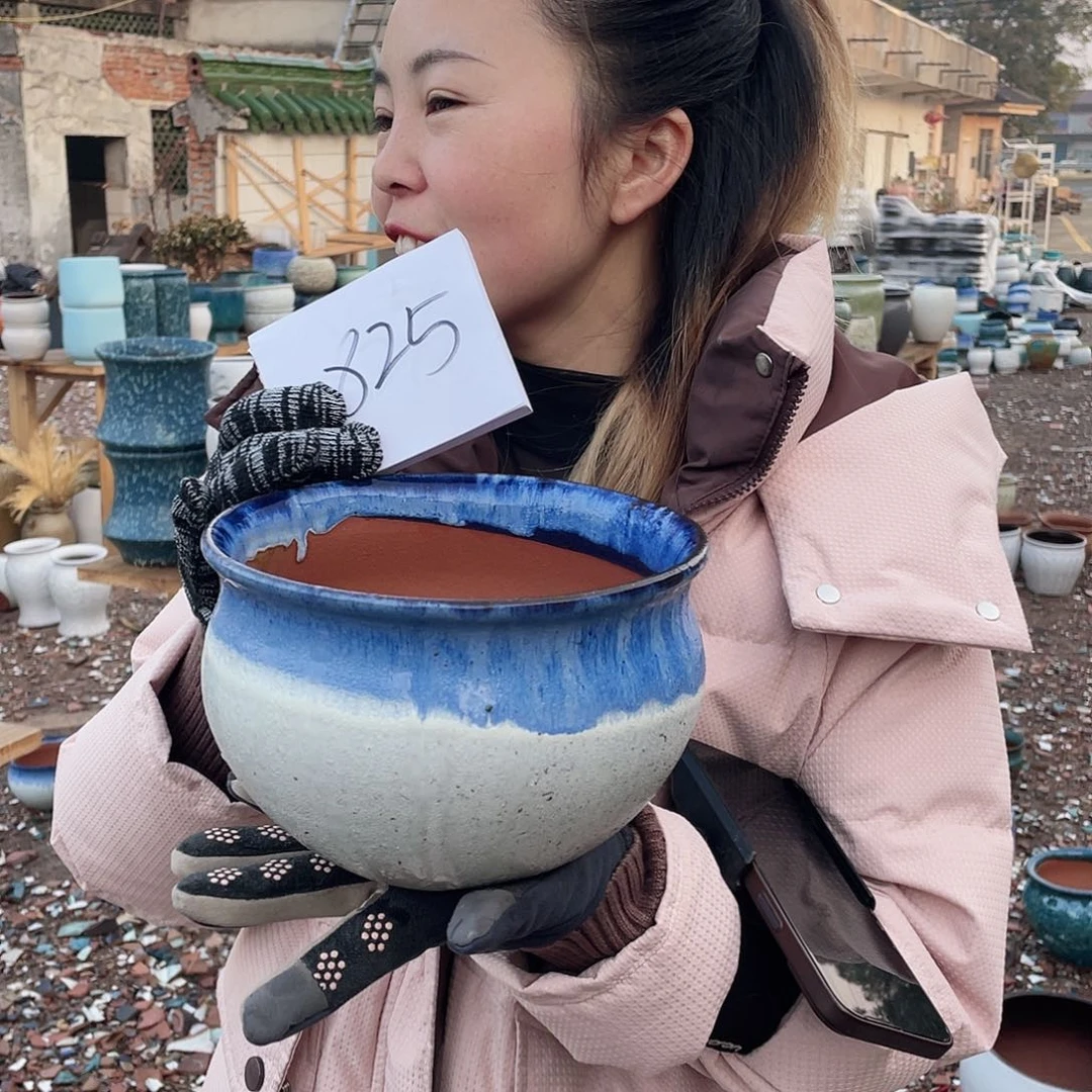 红陶王嫂花盆0216-825颜色不选