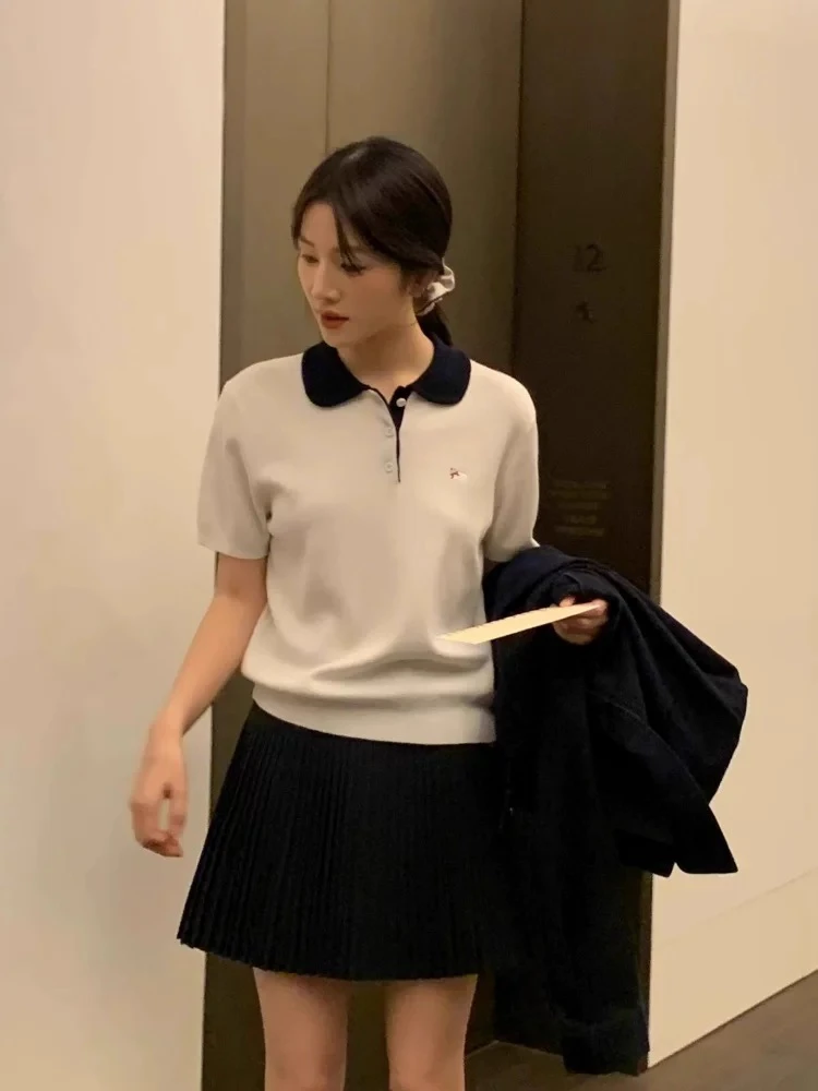 贵！！！经典系列 老钱风 小马 针织上衣