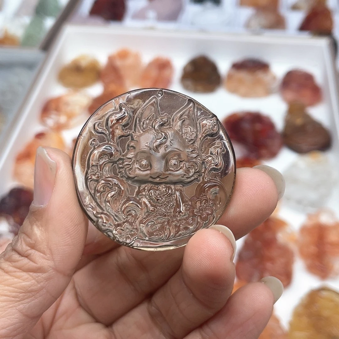 水晶吊坠(不含链)未镶嵌