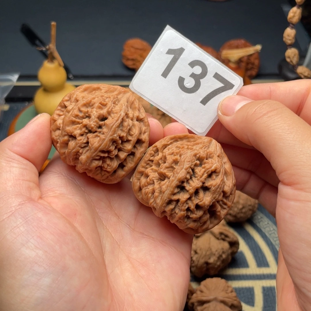 吊坠文玩核桃43全品粗筋137号