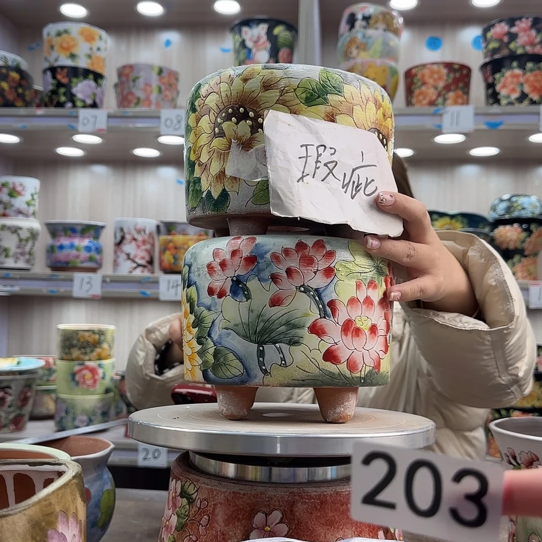 紫砂花盆瑕疵瑕疵203
