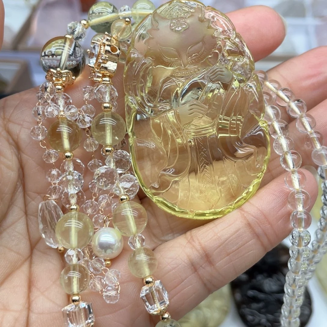 水晶吊坠(不含链)未镶嵌牽****泳