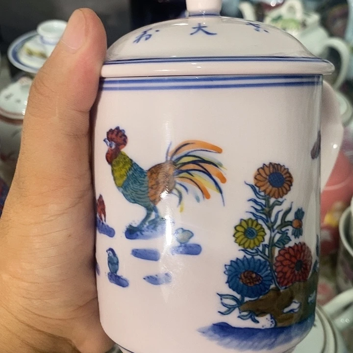 摆件景德镇陶瓷主人杯13456