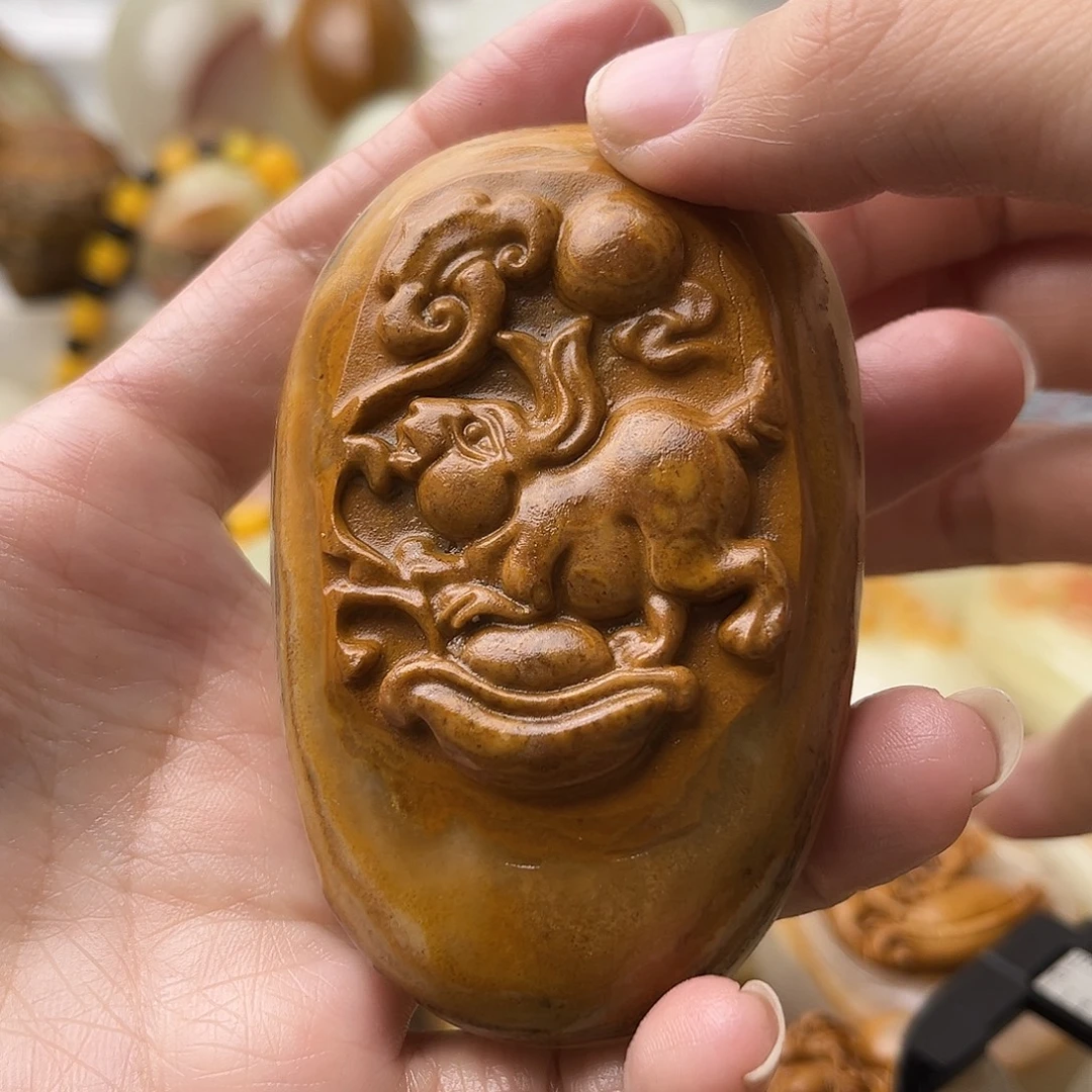 石材古青石不退换兔